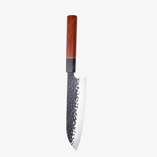Couteau Japonais Santoku en Acier Damas - Collection Yasuko