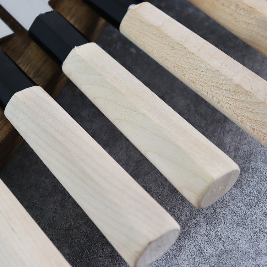 Couteau japonais Deba - Manche en chêne
