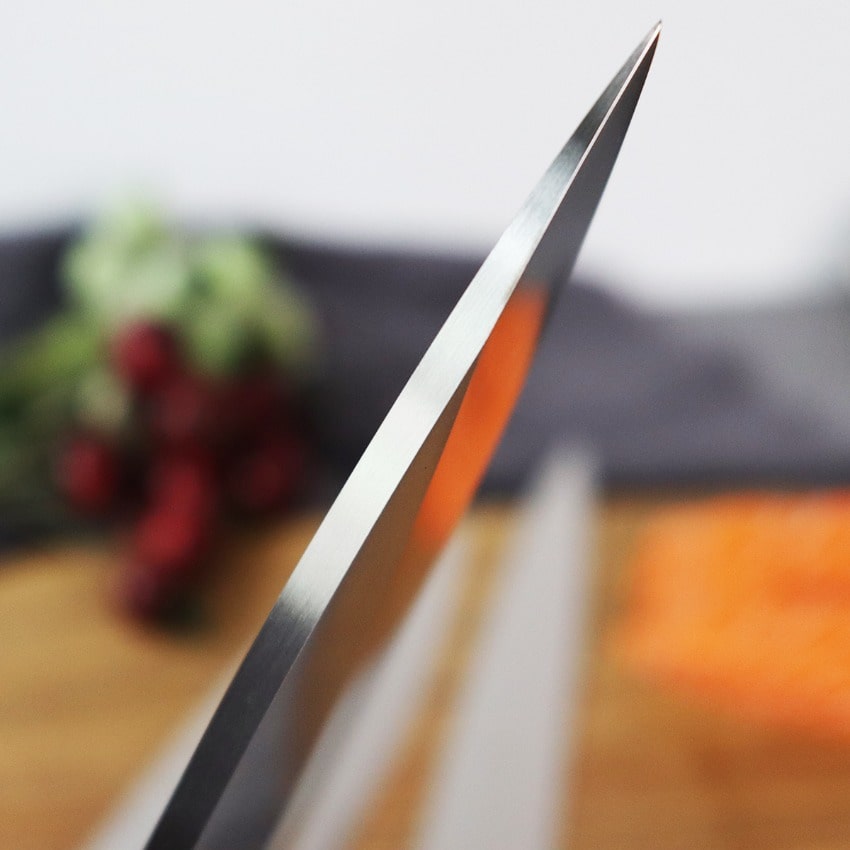 Set de deux couteaux japonais Nakiri - Manche en chêne