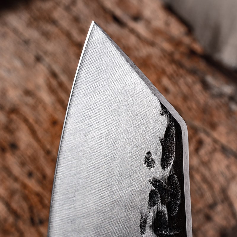 Couteau de chef japonais kiritsuke - Manche en bois d'ébène