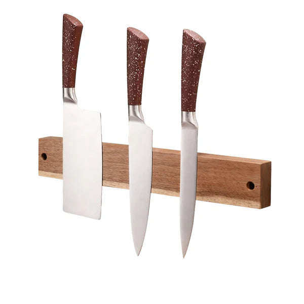 Support Mural Magnétique en Bois – L’Élégance Fonctionnelle en Cuisine