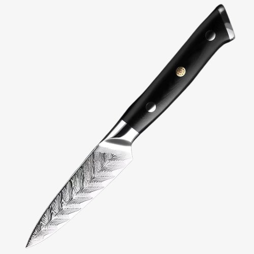Couteau  Japonais Petty en Acier Damas - Collection Yukimuri