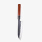 Set de deux Couteaux  Japonais Santoku, Nakiri en Acier Damas - Collection Yasuko