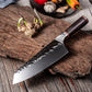 Couteau de chef japonais kiritsuke - Manche en bois d'ébène