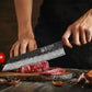 Couteau de chef japonais kiritsuke - Manche en bois d'olivier