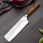Couteau japonais Nakiri en acier Damas - Manche en bois de wengé