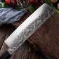 Set de deux Couteaux  Japonais Santoku, Nakiri en Acier Damas - Collection Takedo