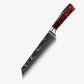 Couteau  Japonais Kiritsuke en Acier Damas - Chef Takumi - Ruby Wood