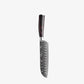 Set de Trois Couteaux  Japonais Nakiri, Santoku, à Désosser en Acier Damas - Chef Takumi - Natural Teak