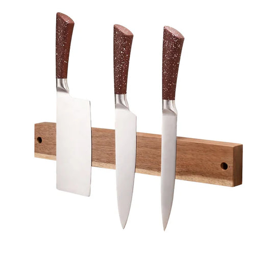 Support Mural Magnétique en Bois – L’Élégance Fonctionnelle en Cuisine